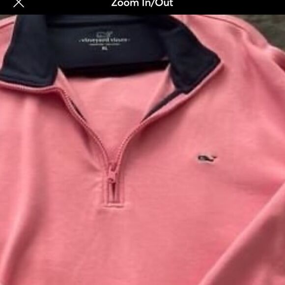 Vineyard Vines Men's Saltwater Quarter Zip Sweatshirt - Picture 1 of 3